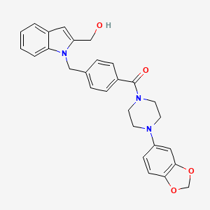 Chemical structure of AVJ16