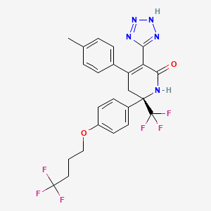 Chemical structure of BMS-963272