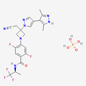Chemical structure of Povorcitinib phosphate