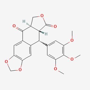 Chemical structure of Podophyllotoxone