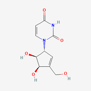 Chemical structure of Cyclopentenyluracil