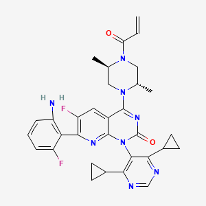 Chemical structure of Garsorasib