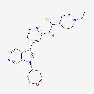 Chemical structure of GNF2133