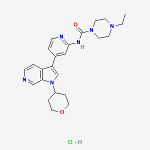 Chemical structure of GNF2133 hydrochloride