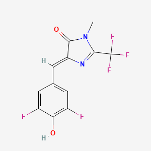 Chemical structure of DFHBI-2T