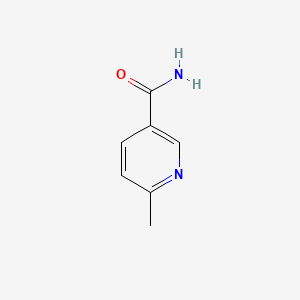 Chemical structure of 6-Methylnicotinamide