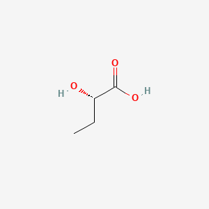 Chemical structure of (S)-2-Hydroxybutyric acid