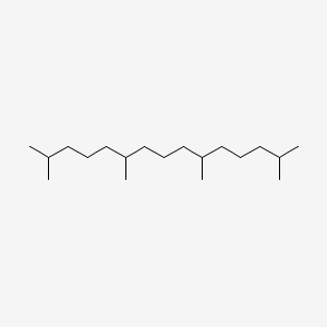 Chemical structure of Pristane