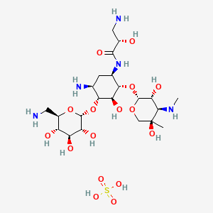 Chemical structure of Isepamicin sulfate