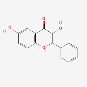 Chemical structure of 3,6-Dihydroxyflavone