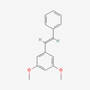 Chemical structure of 3,5-Dimethoxystilbene