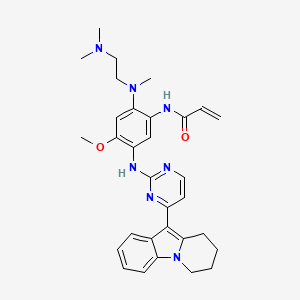 Chemical structure of Oritinib