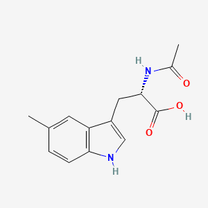 Chemical structure of N-Acetyl-5-methyl-L-tryptophan