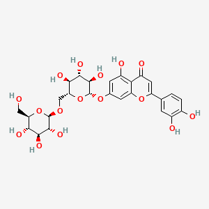 Chemical structure of Luteolin 7-gentiobioside