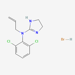 Chemical structure of Alinidine hydrobromide