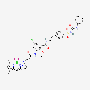 Chemical structure of ER-Tracker Green