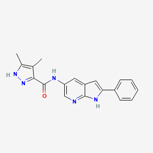 Chemical structure of Bezuclastinib