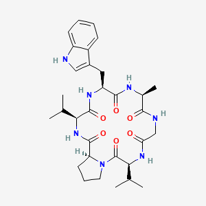 Chemical structure of Segetalin A