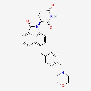 Chemical structure of CFT7455