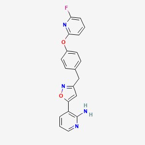 Chemical structure of APX2039