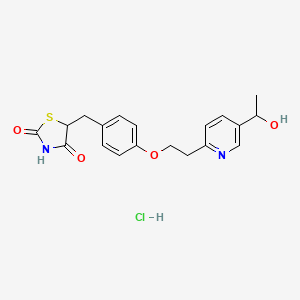Chemical structure of Leriglitazone hydrochloride