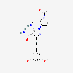 Chemical structure of Gunagratinib