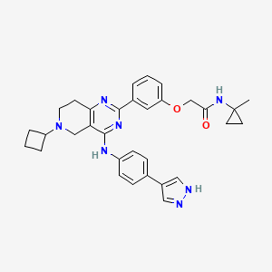 Chemical structure of GLUT inhibitor-1