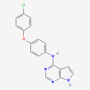 Chemical structure of TTBK1-IN-2