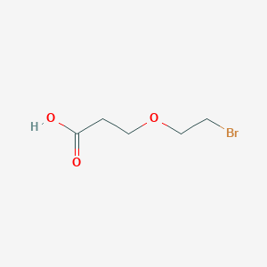 Chemical structure of Bromo-PEG1-acid