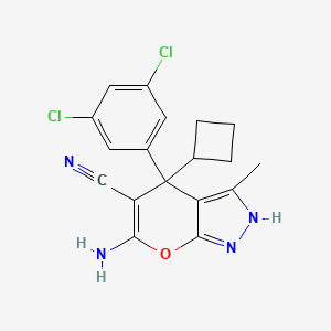 Chemical structure of SHMT-IN-1