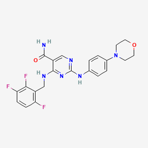 Chemical structure of YM-341619