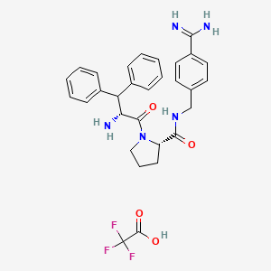 Chemical structure of SETDB1-TTD-IN-1 TFA