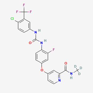 Chemical structure of Regorafenib-d3