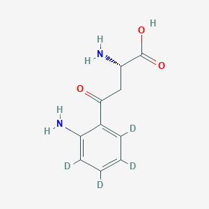 Chemical structure of L-Kynurenine-d4-1