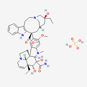 Chemical structure of Vindesine sulfate
