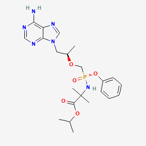Chemical structure of Tenofovir amibufenamide