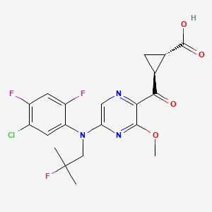 Chemical structure of AZD9898