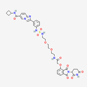 Chemical structure of SR-1114