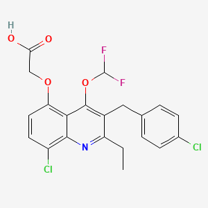 Chemical structure of Pexopiprant