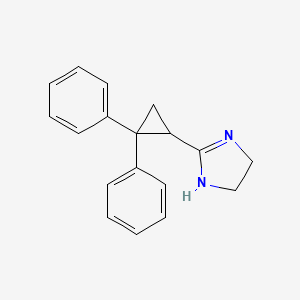 Chemical structure of Cibenzoline