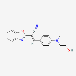 Chemical structure of HBC525