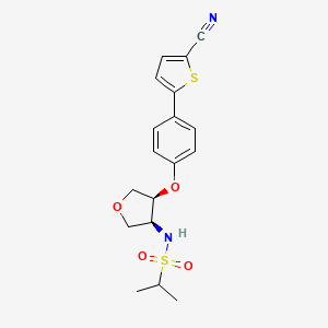 Chemical structure of Pesampator