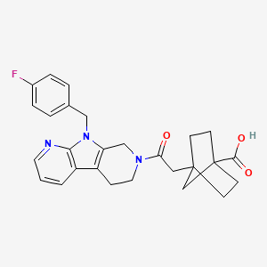 Chemical structure of ONO-8430506