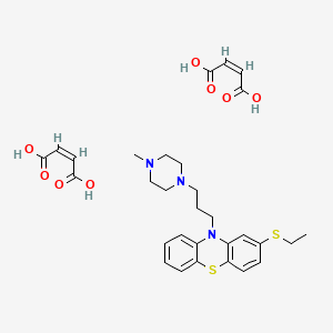 Chemical structure of Thiethylperazine Maleate