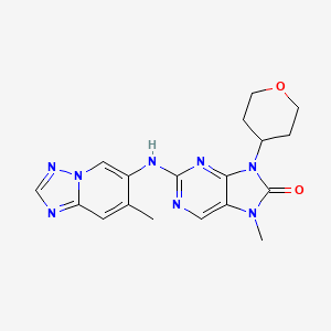 Chemical structure of AZD-7648