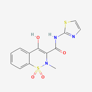 Chemical structure of Sudoxicam
