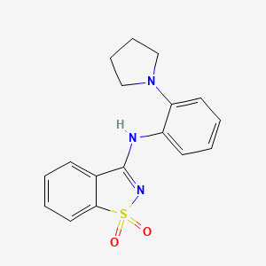 Chemical structure of M1001
