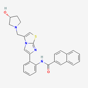 Chemical structure of SRT 2183