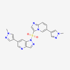 Chemical structure of Glumetinib