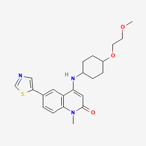 Chemical structure of CD38 inhibitor 1